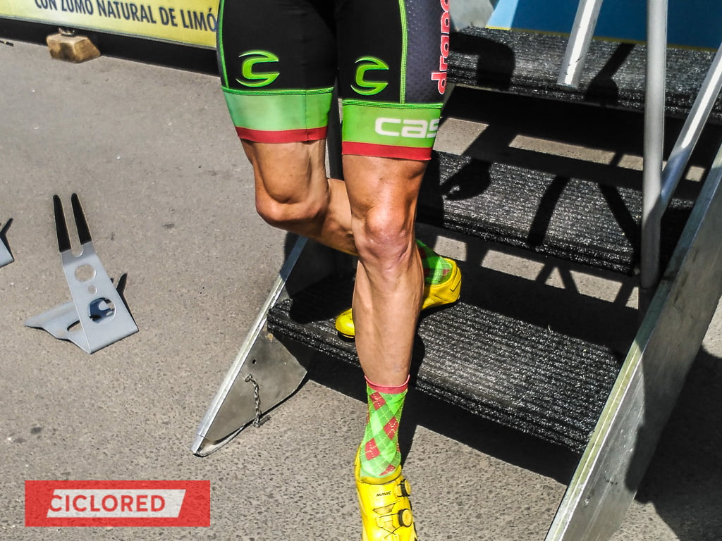Músculos de acero. Las piernas ciclistas de La Vuelta 2016